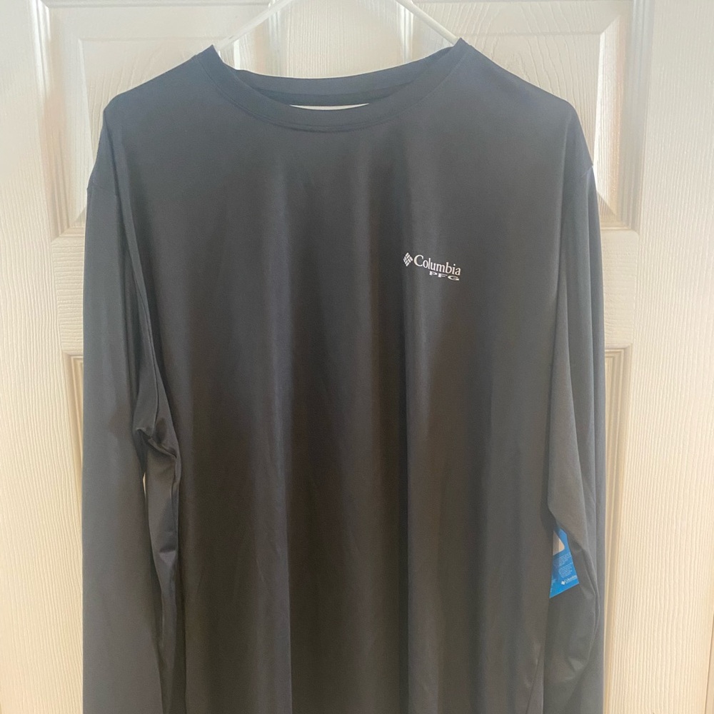 Columbia Terminal Tackle PFG Fish Flag LS Shirt - Black Size XL - NWT